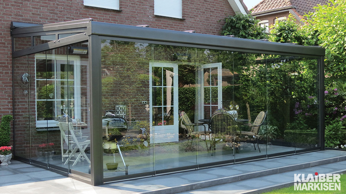 Glaswände für Ihr Terrassendach | KLAIBER Sonnen- und Wetterschutztechnik GmbH